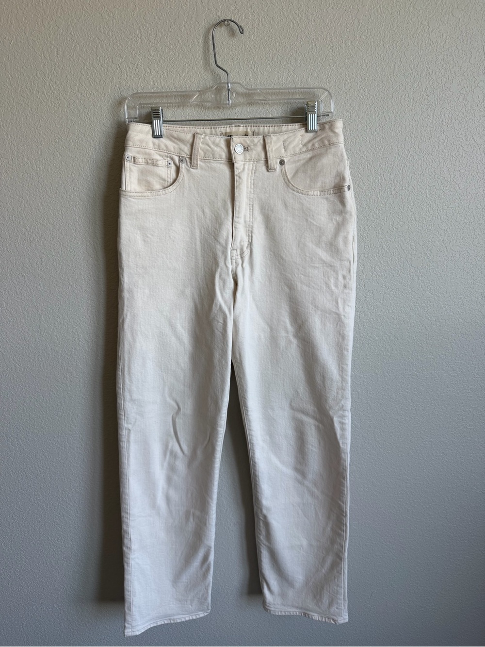Madewell Off-White High-Rise Jeans